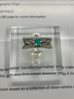 パライバトルマリン 0.25ct PT900リング 14号 - 画像8